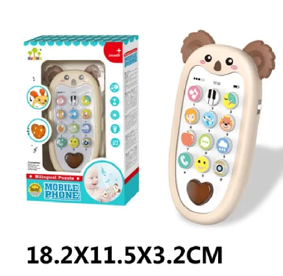 Telefon pe baterii cu sunete si lumini