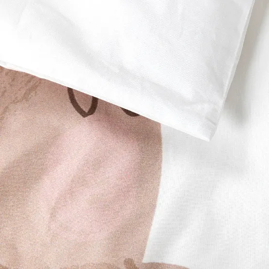 Lenjerie de pătuț PM Premium Iepuraș Roz (3 piese), 120x60 cm Lenjerie de pătuț PM Premium Iepuraș Roz (3 piese), 120x60 cm