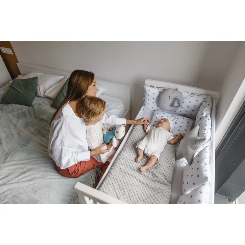 Pătuţ Eucalyptus Charlene Plus (DS-2011) Alb Pătuţ Eucalyptus Charlene Plus (DS-2011) Alb