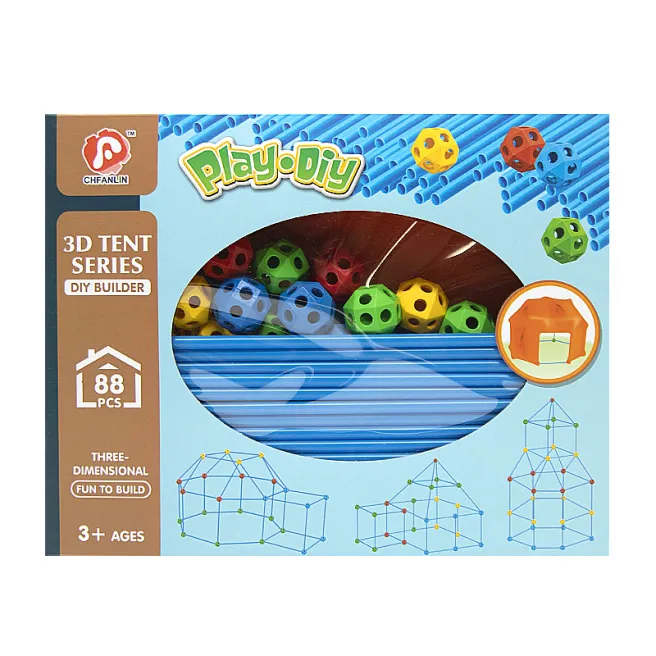 Set pentru creare cort de joacă 88 bucăți, cod 712080