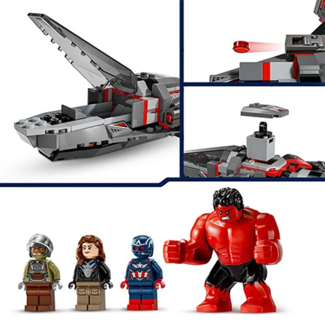 Constructor LEGO Marvel Bătălia Căpitanului America împotriva lui Red Hulk, art. 76292 Constructor LEGO Marvel Bătălia Căpitanului America împotriva lui Red Hulk, art. 76292