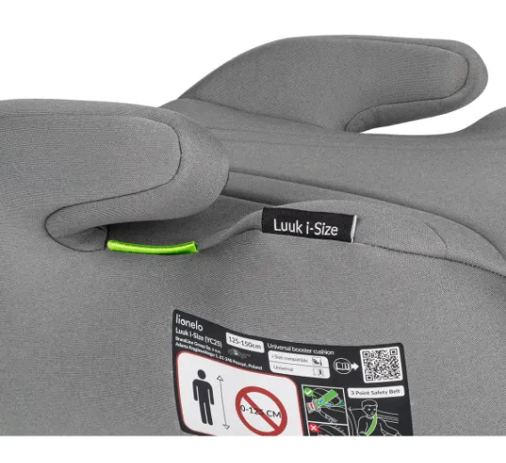 Inaltator auto-buster 125-150 cm (i-Size) Lionelo Luuk Grey Inaltator auto-buster 125-150 cm (i-Size) Lionelo Luuk Grey