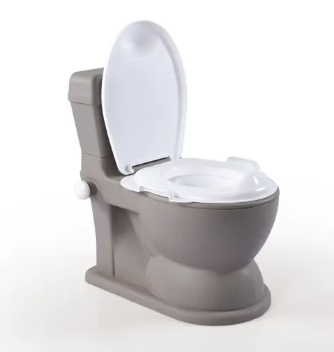 Детский туалетный горшок со звуком и светом, серый, Dolu (7564)