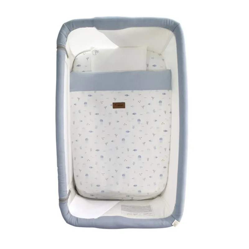 Lenjerie de pat pentru copii Jane 50x80cm (080354 U53) Albastru deschis Lenjerie de pat pentru copii Jane 50x80cm (080354 U53) Albastru deschis