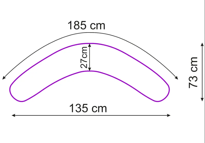 Pernă pentru gravide PM forma-V cu față de pernă Bulina Ivory, 135 cm Pernă pentru gravide PM forma-V cu față de pernă Bulina Ivory, 135 cm