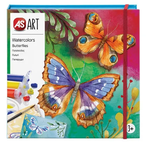 Set de pictură în acuarelă „Fluturi” 1038-21053