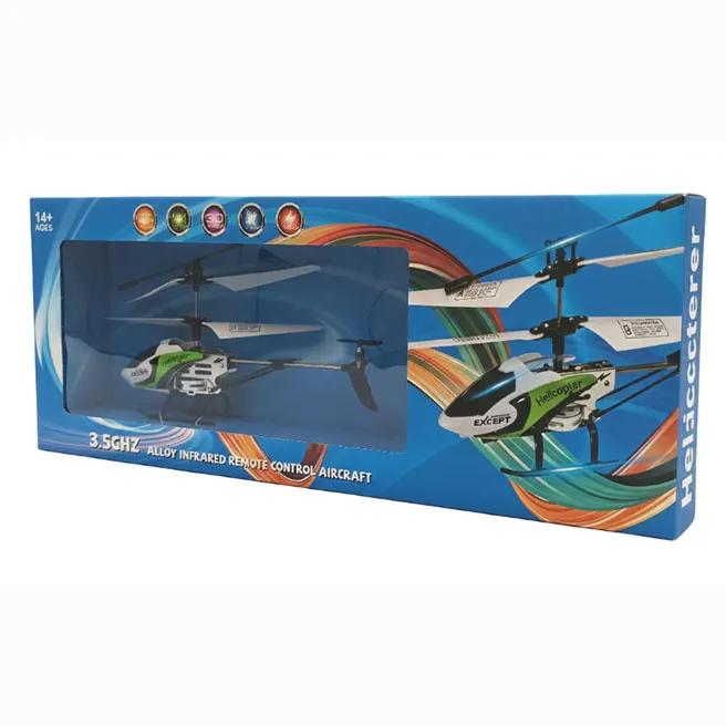 Elicopter cu telecomandă cu infraroșu, verde, cod 1270D
