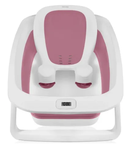 Cadita pliabila cu termometru Lionelo BabyBubble Pink Magnolia, 85 cm Cadita pliabila cu termometru Lionelo BabyBubble Pink Magnolia, 85 cm