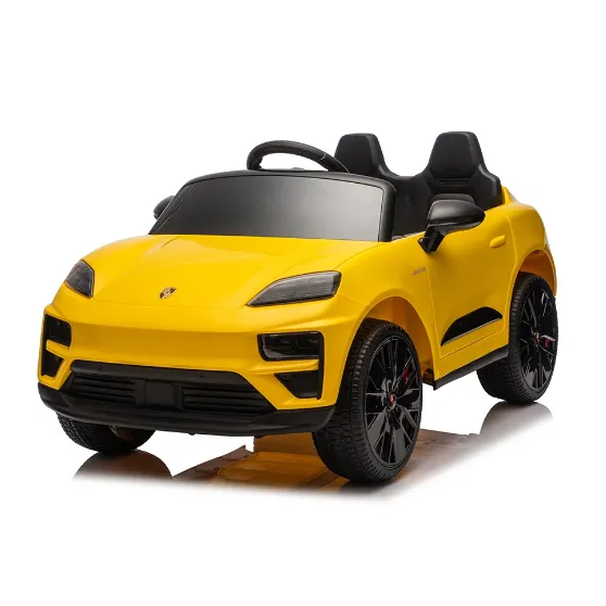Mașină electrică pentru copii Porsche Macan (PM666/2 galben)