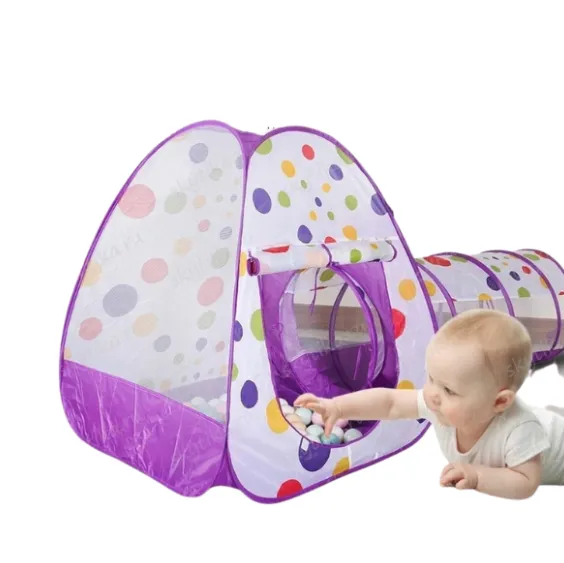 Cort cu tunel și piscină cu bile Cort cu tunel și piscină cu bile