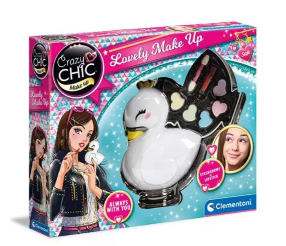 Crazy Chic - Set cosmetice pentru copii Swan pentru copii cu vârsta de peste 6 ani 1022-18632