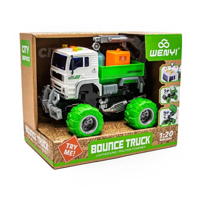 WY Macara cu inertie 1:20 (lumini,sunete), verde, cod 51021