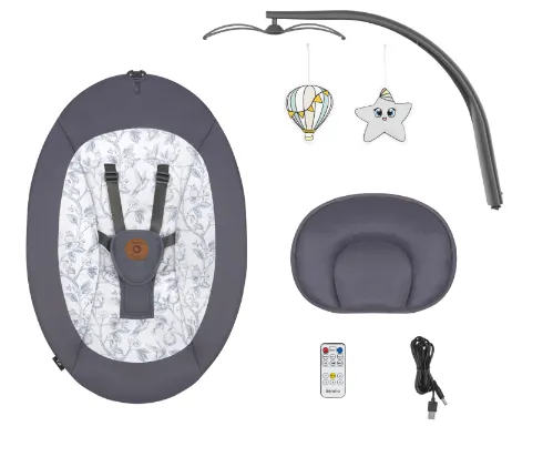 Balansoar Lionelo Ralf Grey White Balansoar Lionelo Ralf Grey White