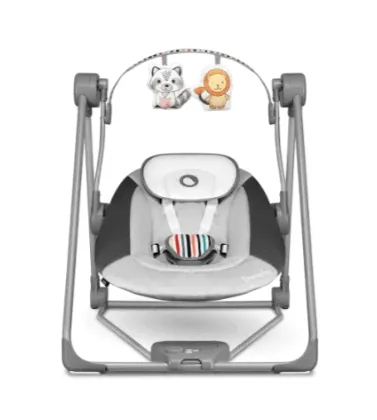 Sezlong-balansoar Lionelo Otto Cozy Grey