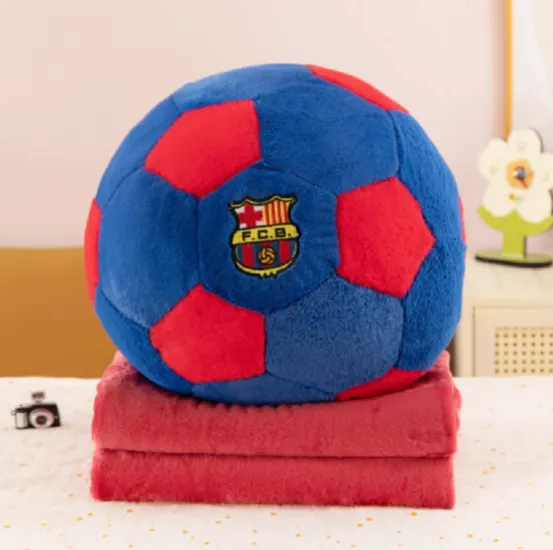 Jucărie din pluș Minge de fotbal 35, cu plapumă 1×1.6m (874599)
