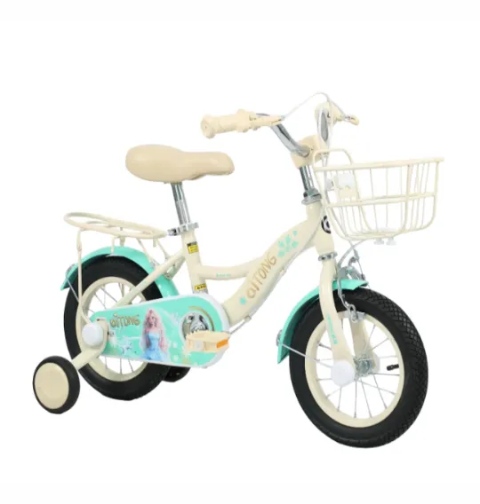 Bicicletă pentru copii cu 4 roți, 14 inch, verde, cod 2225D Bicicletă pentru copii cu 4 roți, 14 inch, verde, cod 2225D