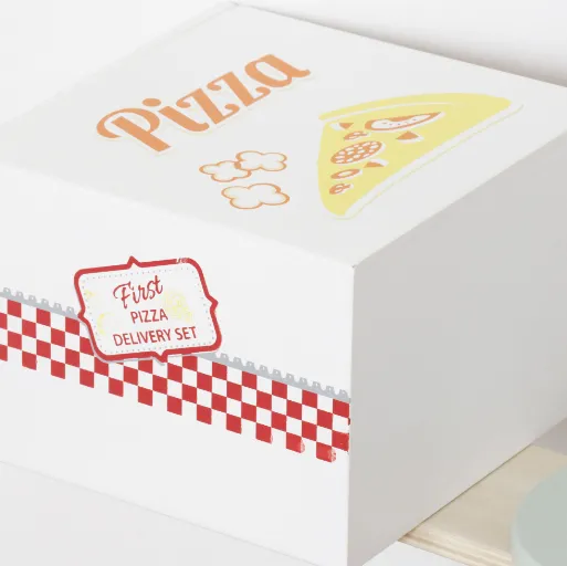 Motocicletă din lemn „Pizza Delivery”, 80×39×54 cm, W16C367 Motocicletă din lemn „Pizza Delivery”, 80×39×54 cm, W16C367