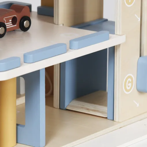 Set de joacă din lemn pentru parcare, W04B141 Set de joacă din lemn pentru parcare, W04B141