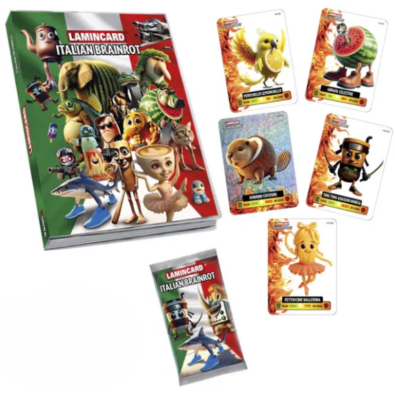 Album pentru cartonașe colecționabile „Italian Brainrot”