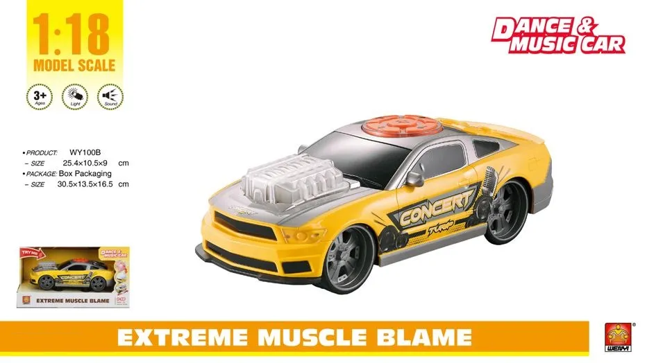 Машинка инерционная с музыкой 21002