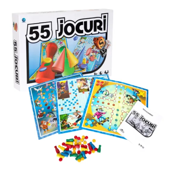 Joc de societate „55 în 1”, (ro), Smile Games