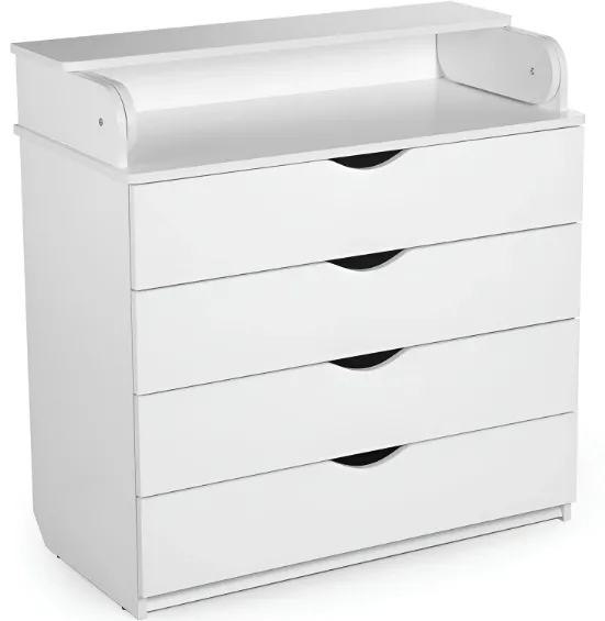 Комод-пеленальный столик PernaMea HappyBaby Standart 800 PAL White