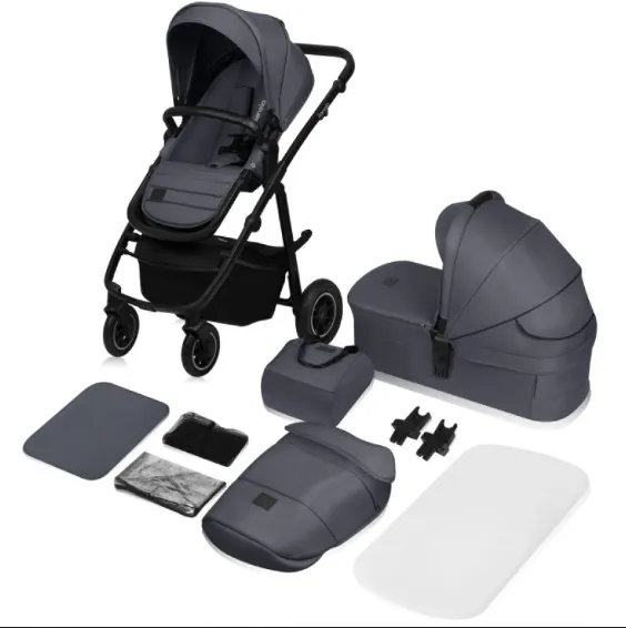 Carucior 2/1 Lionelo Amber Plus Grey Graphite Carucior 2/1 Lionelo Amber Plus Grey Graphite