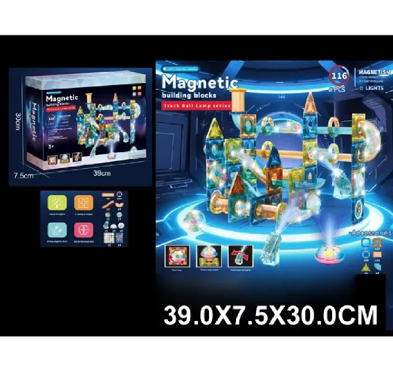 Constructor magnetic cu lumini (22730)