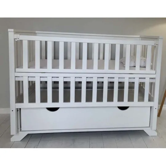 Pătuţ Goydalka ALEX PREMIUM UNIVERSAL (1B26-1) Alb