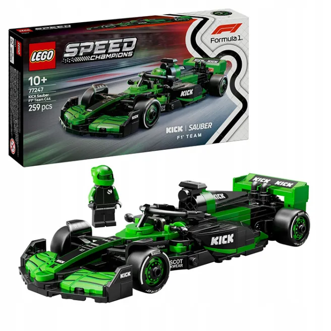Constructor LEGO Speed Champions KICK Sauber F1 Team C44, art. 77247 Constructor LEGO Speed Champions KICK Sauber F1 Team C44, art. 77247