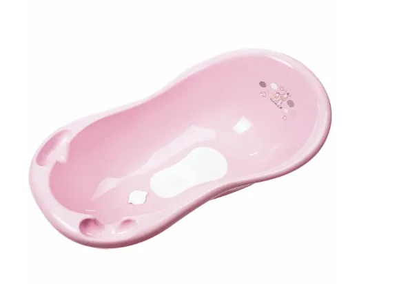 Cadita Maltex Anti-Slip Zebra Pink cu scurgere, 100 cm