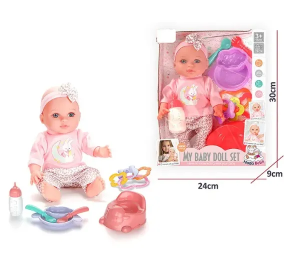 PAPUSA BABY CU ACCESORII CU SUNET (INSTRUCTIUNE IN ROMANA) 72421