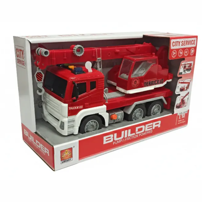 Camion de construcții 1:12 (cu lumină, sunet), cod 1760D