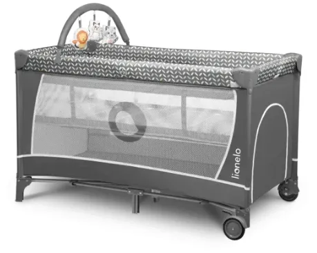 Patut pliabil 2 in 1 Lionelo Flower Grey Scandi Patut pliabil 2 in 1 Lionelo Flower Grey Scandi