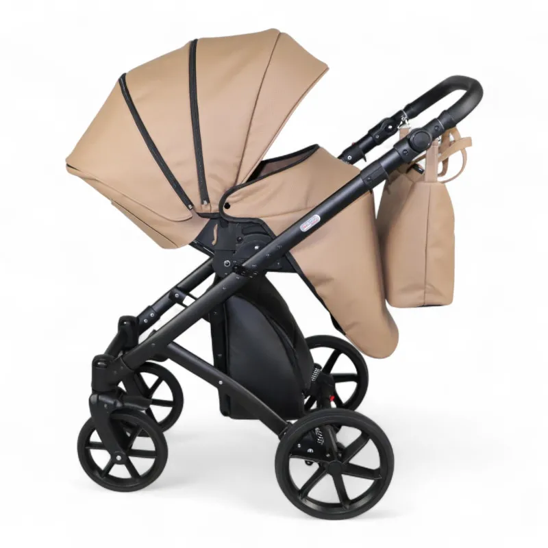 Carucior 2in1 Sojan Accord Piele (2010609) Bej Carucior 2in1 Sojan Accord Piele (2010609) Bej