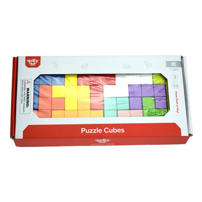 Set educațional din lemn Tetris, cod 57204