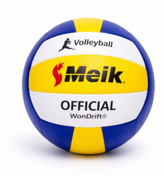 Волейбольный мяч Size 5 PU Leather-Covered, желто-синий, код 2160D