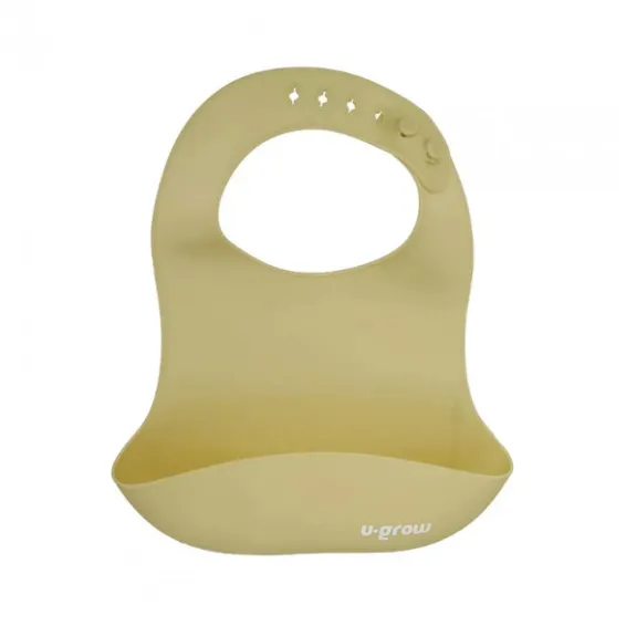 Set diversificare 5 piese din silicon: bavetă, bol, farfurie, linguriță și furculiță, Olive Set diversificare 5 piese din silicon: bavetă, bol, farfurie, linguriță și furculiță, Olive