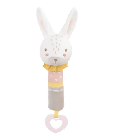 Jucărie zornăitoare Kikkaboo with teether Rabbits in Love