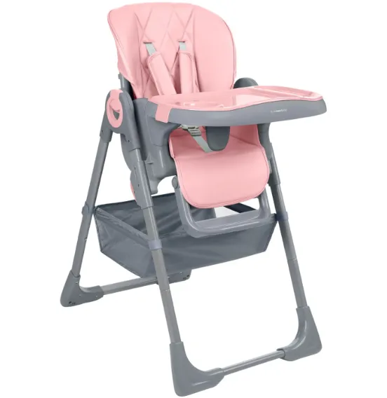 Scaun de masa KikkaBoo Comfy+ Pink