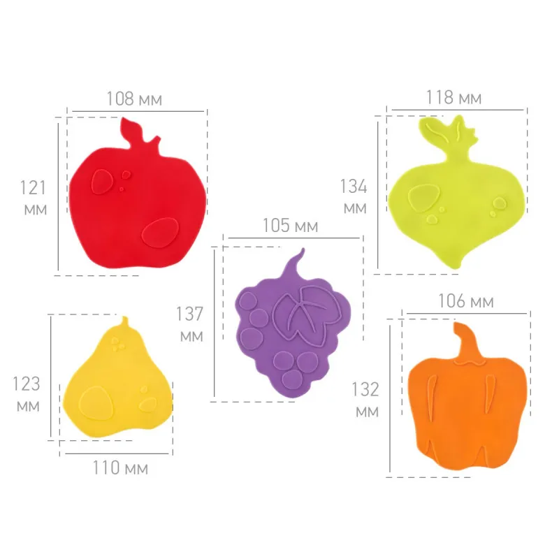 Set de mini-covorase anti-alunicare Roxy Kids „Fresh Mix”, 15 buc. (RBM-15-FM) Set de mini-covorase anti-alunicare Roxy Kids „Fresh Mix”, 15 buc. (RBM-15-FM)