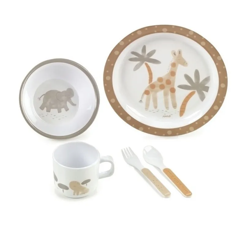 Set de veselă melaminată Jane (070234 U56) Animale