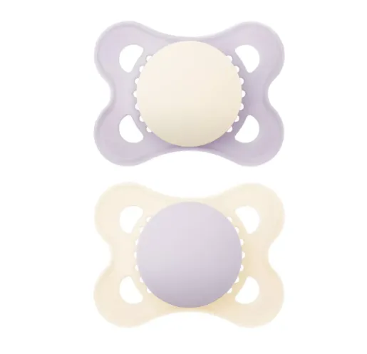 Пустышка ортодонтическая силиконовая MAM Original Mix and Match Girl (2-6 мес), 2 шт.