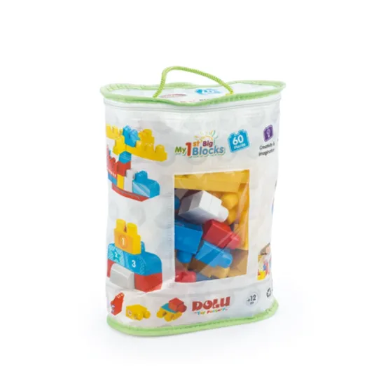 Set constructor piese mari – 60 piese, Dolu (5019) Set constructor piese mari – 60 piese, Dolu (5019)