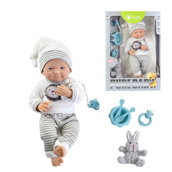 Papusa vinil 40cm cu accesorii 008720 