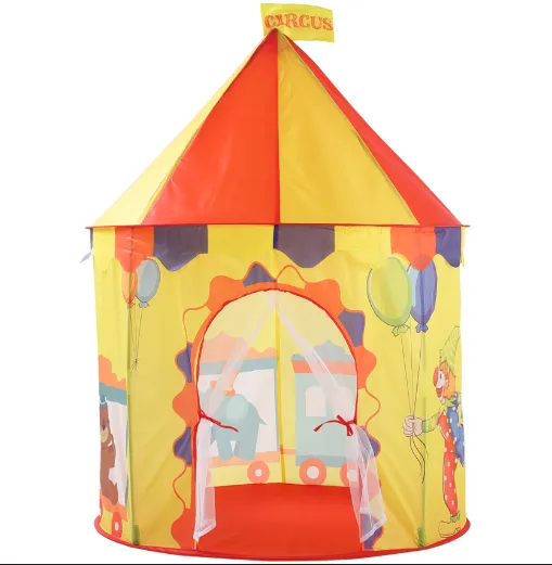 Cort pentru copii 100x135 cm galben, 1603