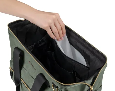 Geanta pentru mame KikkaBoo Maxi Army Green Geanta pentru mame KikkaBoo Maxi Army Green