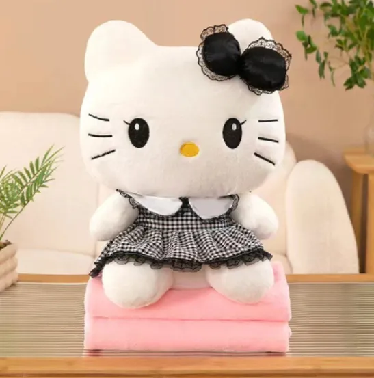 Jucărie din pluș Hello Kitty 50cm ,cu plapumă 1×1.6m (769483)