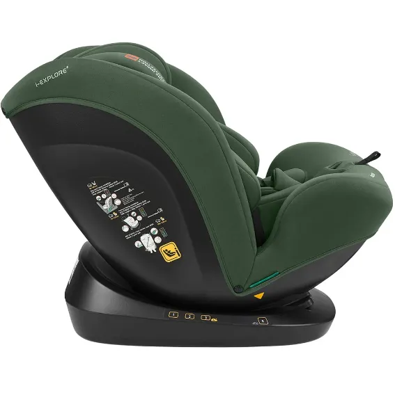 Scaun auto 40-150 cm (i-Size) KikkaBoo i-Explore 2 Army Green Scaun auto 40-150 cm (i-Size) KikkaBoo i-Explore 2 Army Green