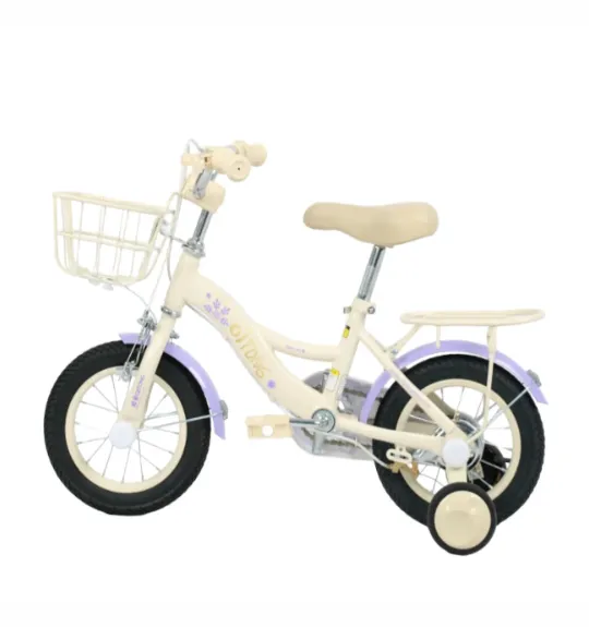 Bicicletă pentru copii cu 4 roți, 14 inch, violet, cod 2227D Bicicletă pentru copii cu 4 roți, 14 inch, violet, cod 2227D